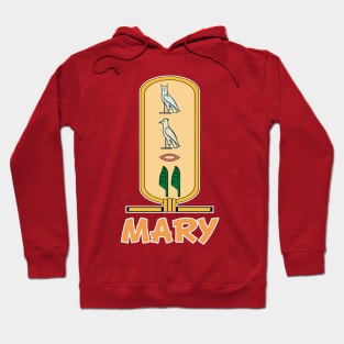 MARY-American names in hieroglyphic letters,  a Khartouch Hoodie